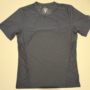 ASICS Men's Dark Gray Short-Sleeve Performance Tee